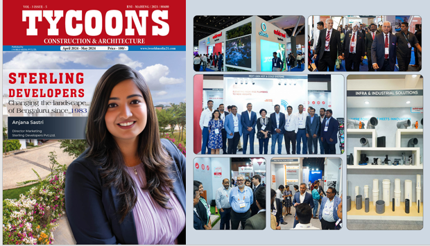 Ashirvad by Aliaxis featured in TYCOONS Construction & Architecture Business magazine