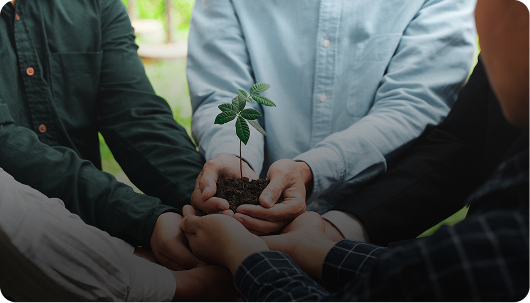 Caring for communities, Respecting the planet